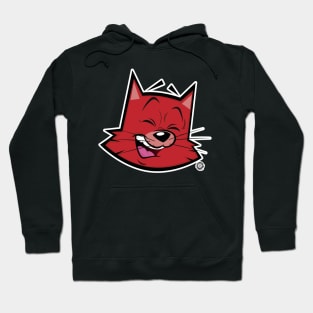 Red Cat Laugh Hoodie